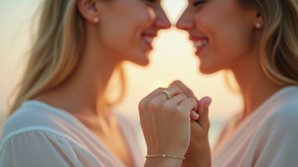 Unis par le bracelet couple : symbole d'amour durable
