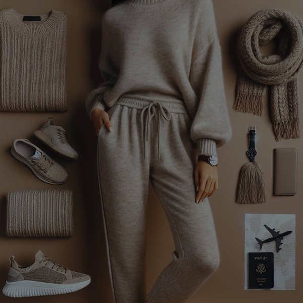 Comment rester stylée avec une tenue confortable lors d'un vol international ?