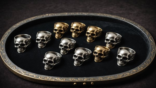 Top 10 bagues tête de mort artisanales à adopter cette saison